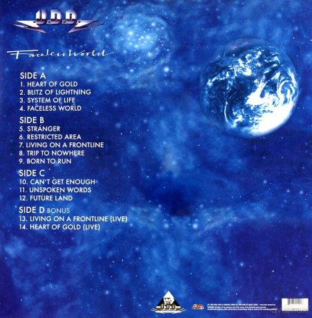 U.D.O.: Faceless World White [2xWINYL]