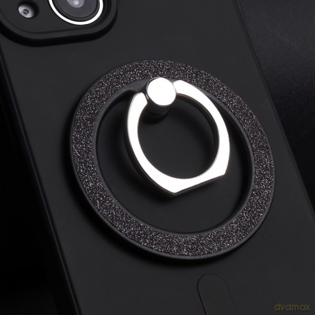 Ring Holder brokat czarny