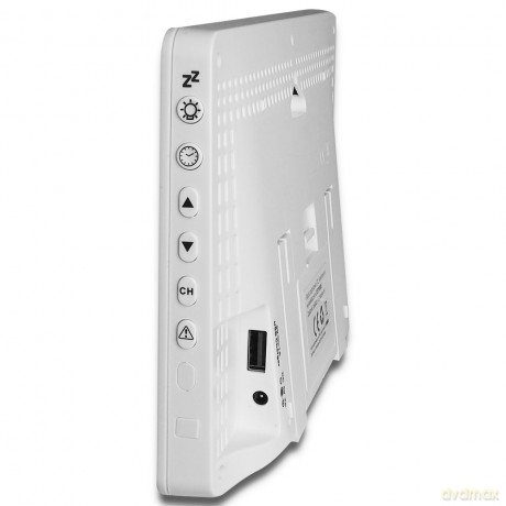 Stacja pogodowa SMART z kolorowym wyświetlaczem Biała TUYA LTC