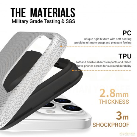 Vmax nakładka Triangle Case do Samsung Galaxy A05S 4G srebrna