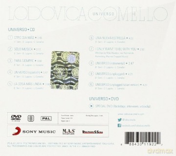 Lodovica Comello: Universo (Deluxe Editio) [CD]+[DVD]