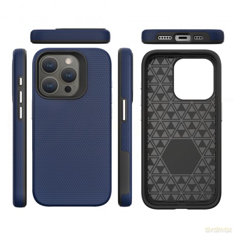 Vmax nakładka Triangle Case do Samsung Galaxy S24 granatowa