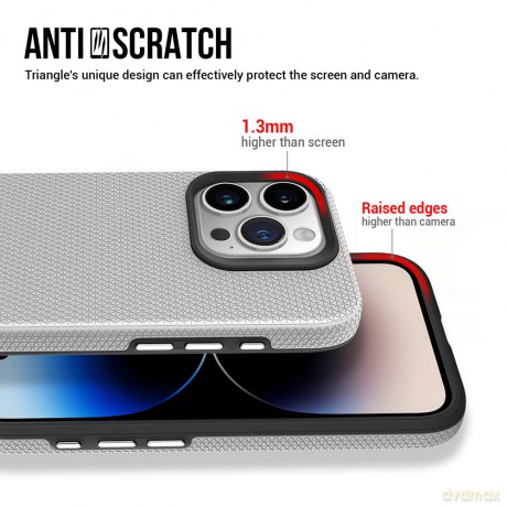 Vmax nakładka Triangle Case do Samsung Galaxy S24 srebrna