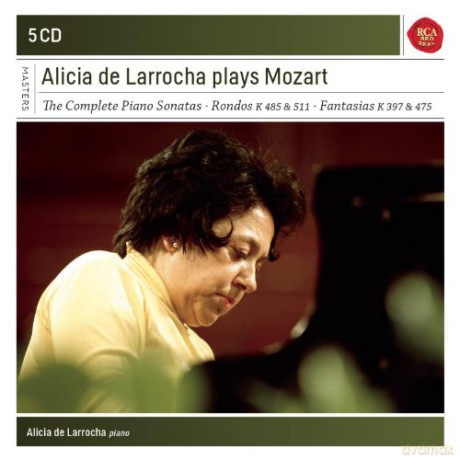 Alicia De Larrocha: Alicia de Larrocha Plays Mozart Piano Sonatas, Fantasias and Rondos (Sony Classical Masters) [5CD]