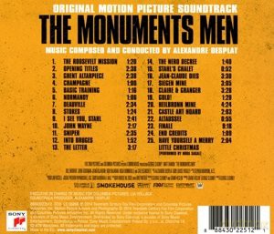 Monuments Men soundtrack (Obroncy skarbów) (Alexandre Desplat) [CD]