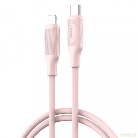 XO kabel NB-Q265A PD USB-C - Lightning 1,0m 27W różowy