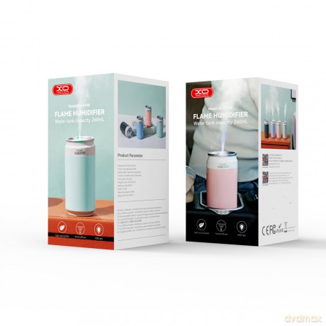XO nawilżacz powietrza HF08 podświetlany 260 ml zielony