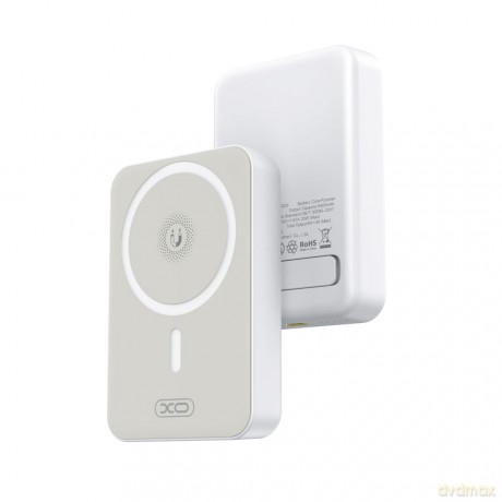 XO power bank magnetyczny PR231 20W 10000mAh biały