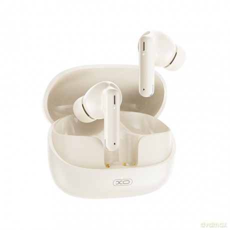 XO słuchawki Bluetooth X34 TWS beżowe