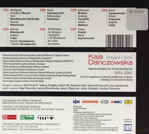 Kaja Danczowska: Skrzypce Antologia [7CD]