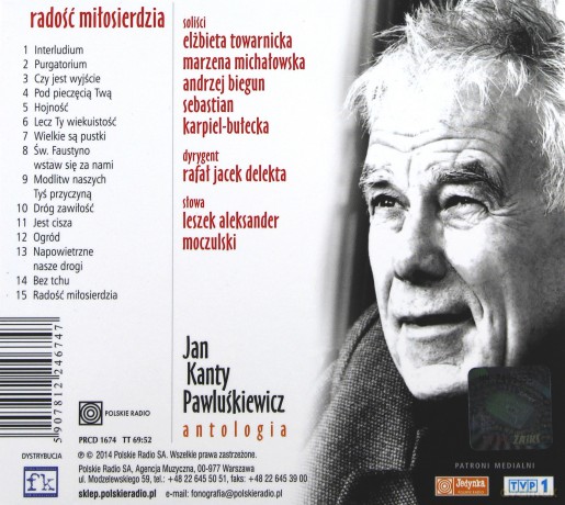 Jan Kanty Pawluśkiewicz. Antologia vol. 4 - Radość miłosierdzia [CD]
