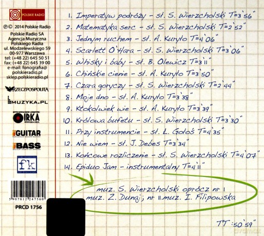 Sławek Wierzcholski: Matematyka serc [CD]