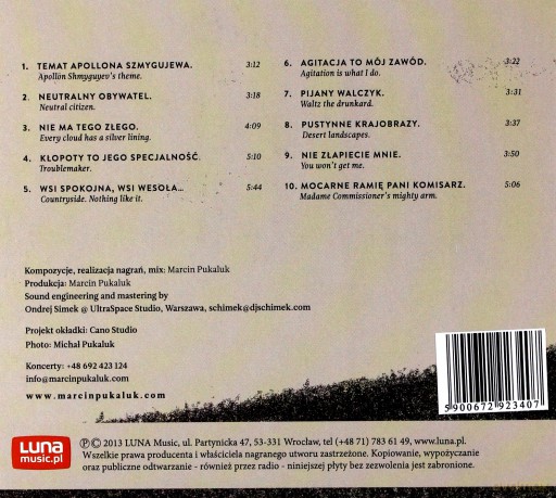 Marcin Pukaluk: Cwaniak [CD]