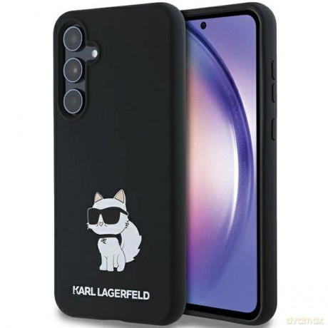Etui Karl Lagerfeld Silicone Choupette na Samsung Galaxy A55 - czarne