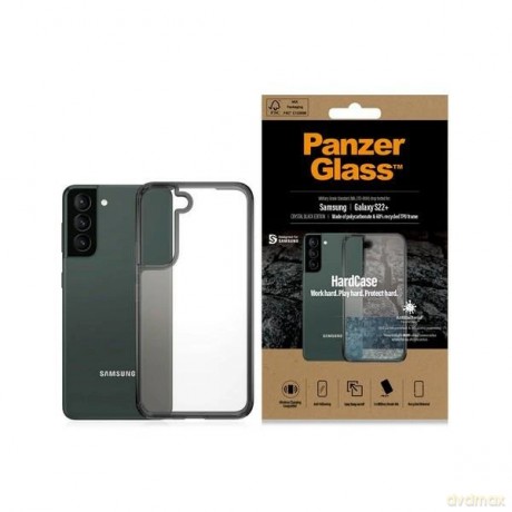 Etui PanzerGlass HardCase antybakteryjne z certyfikatem Military Grade na Samsung Galaxy S22+ - przezroczyste