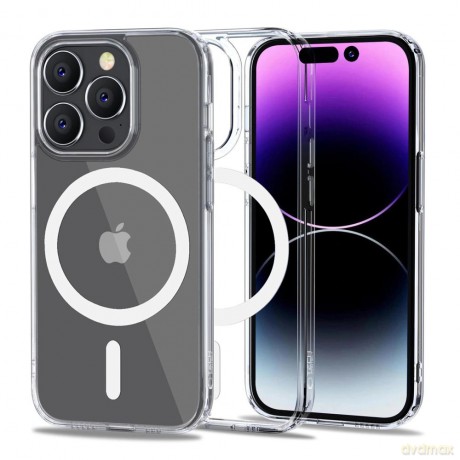 Etui Tech-Protect FlexAir Hybrid MagSafe na iPhone 14 Pro Max - przezroczyste