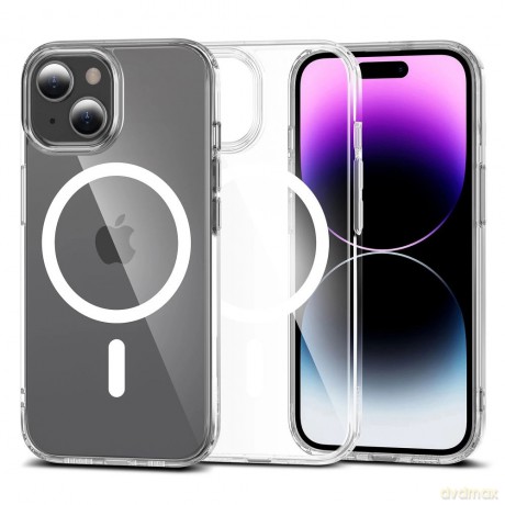 Etui Tech-Protect FlexAir Hybrid MagSafe na iPhone 15 Plus - przezroczyste