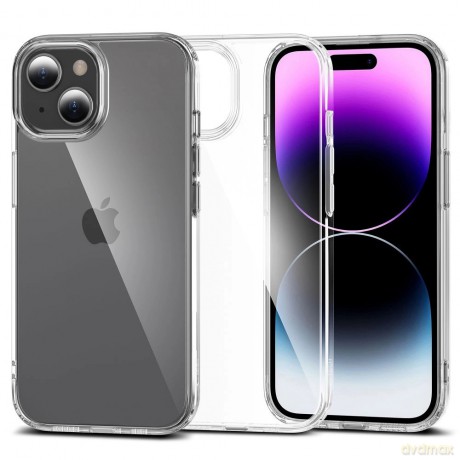 Etui Tech-Protect FlexAir Hybrid na iPhone 15 Plus - przezroczyste