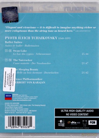 Herbert Von Karajan: Tchaikovsky Ballet Suites [Blu-Ray]
