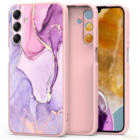 Etui Tech-Protect Icon na Samsung Galaxy M15 5G - różowo-fioletowe