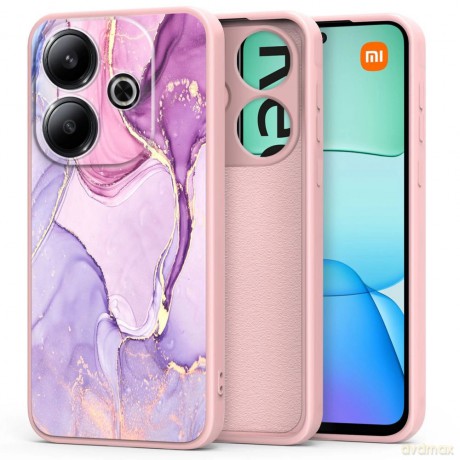 Etui Tech-Protect Icon na Xiaomi Redmi 13 - różowo-fioletowe