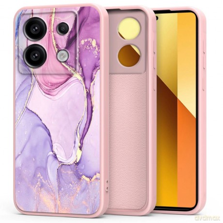 Etui Tech-Protect Icon na Xiaomi Redmi Note 13 5G - różowo-fioletowe