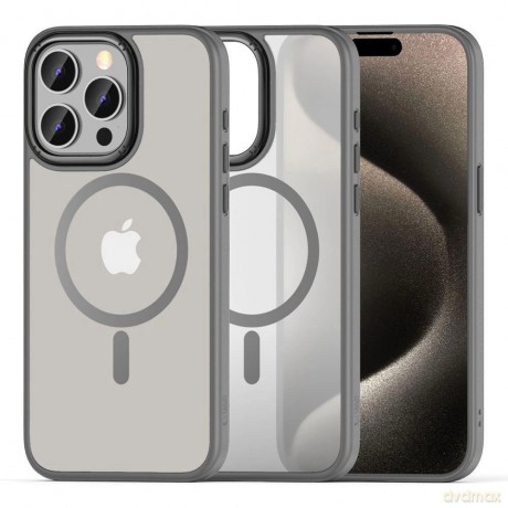 Etui Tech-Protect MagMat 2 MagSafe na iPhone 15 Pro Max - tytanowy mat