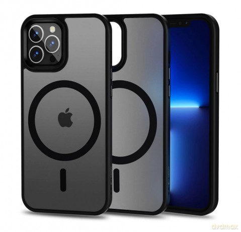 Etui Tech-Protect MagMat MagSafe na iPhone 12 Pro Max - czarny mat