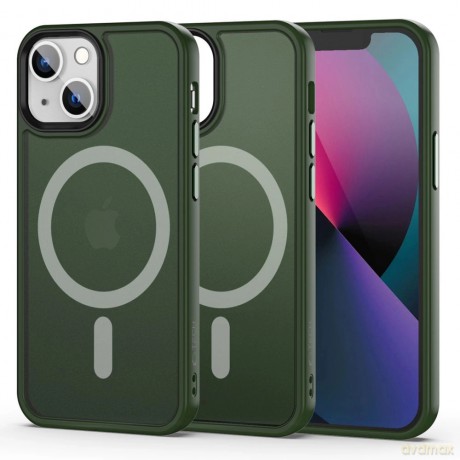 Etui Tech-Protect MagMat MagSafe na iPhone 13 mini - zielony mat