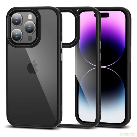 Etui Tech-Protect MagMat na iPhone 15 Pro - czarno-przezroczysty