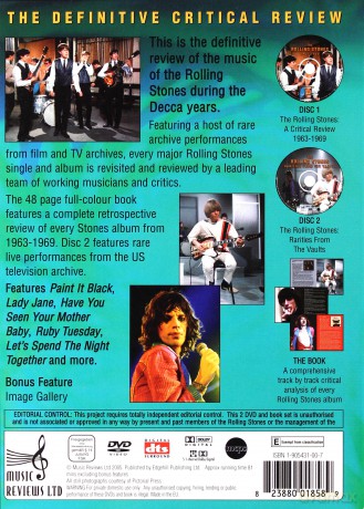 The Rolling Stones - Music in Review: 1963 - 1969 (digibook) [2DVD]