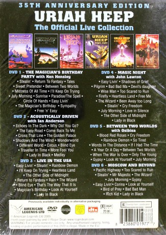 Uriah Heep: The Official Live Collection [BOX] [6DVD]