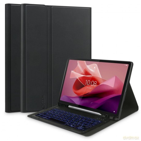 Etui Tech-Protect SC Pen + Keyboard z klawiaturą na Lenovo Tab P12 12.7" TB-370 - czarne