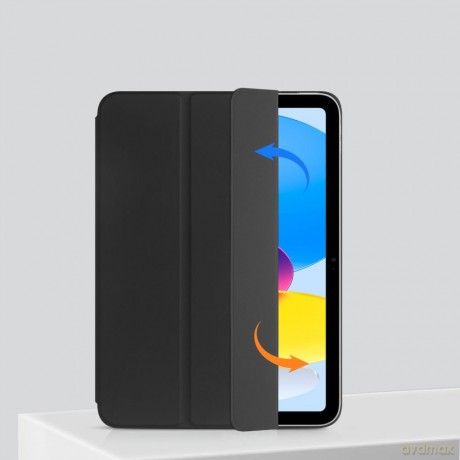 Etui Tech-Protect SmartCase Magnetic na iPad 10.9" 2022 - czarne