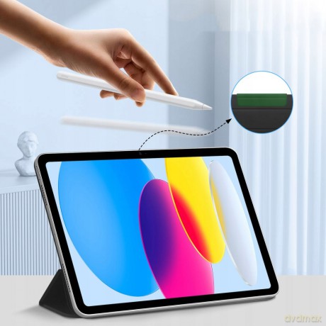 Etui Tech-Protect SmartCase Magnetic na iPad 10.9" 2022 - czarne