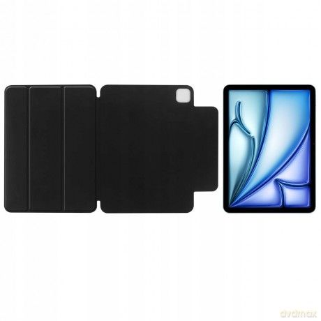 Etui Tech-Protect SmartCase Magnetic na iPad Air 13" 2024 - czarne