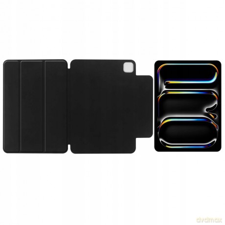 Etui Tech-Protect SmartCase Magnetic na iPad Pro 13" 2024 - czarne