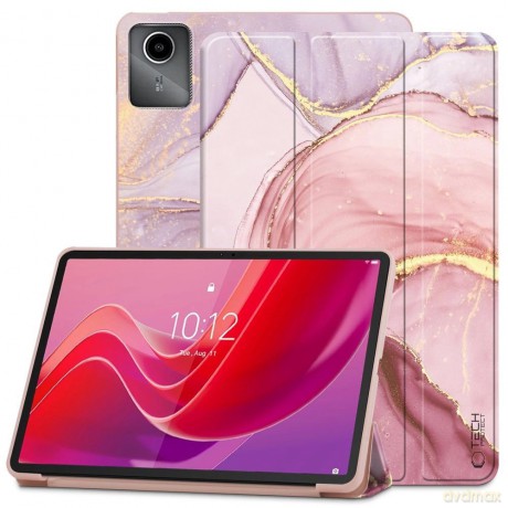 Etui Tech-Protect SmartCase na Lenovo Tab M11 11" TB-330 - różowy marmur