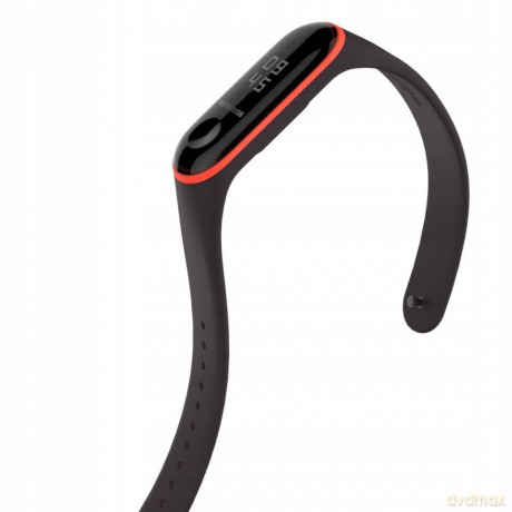 Etui Tech-Protect Smooth na Xiaomi Mi Band 3/4 - czarno-czerwone