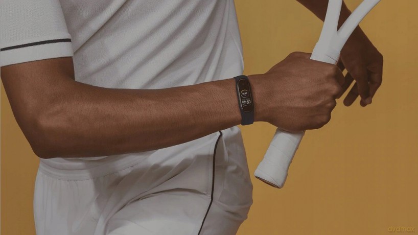 Etui Tech-Protect Smooth na Xiaomi Mi Band 3/4 - czarno-czerwone