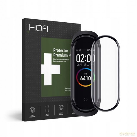 Etui Tech-Protect Smooth na Xiaomi Mi Band 3/4 - czarno-czerwone