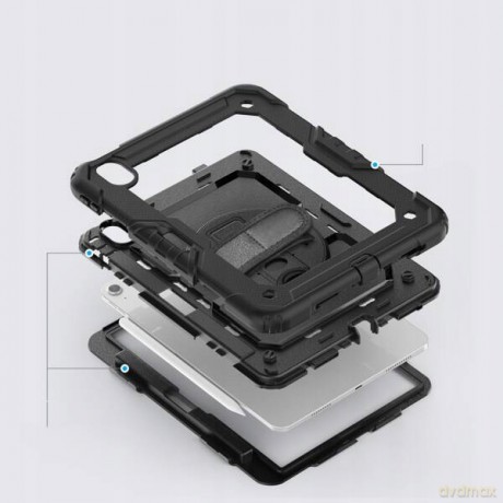 Etui Tech-Protect Solid360 na iPad Air 11" 2024 - czarne