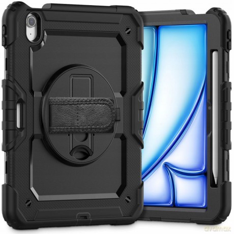 Etui Tech-Protect Solid360 na iPad Air 13" 2024 - czarne