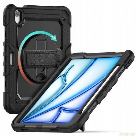 Etui Tech-Protect Solid360 na iPad Air 13" 2024 - czarne