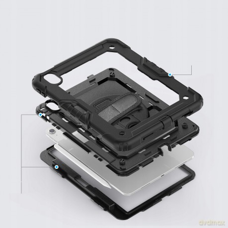 Etui Tech-Protect Solid360 na iPad Air 13" 2024 - czarne