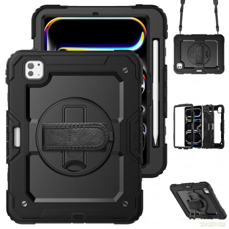 Etui Tech-Protect Solid360 na iPad Pro 13" 2024 - czarne