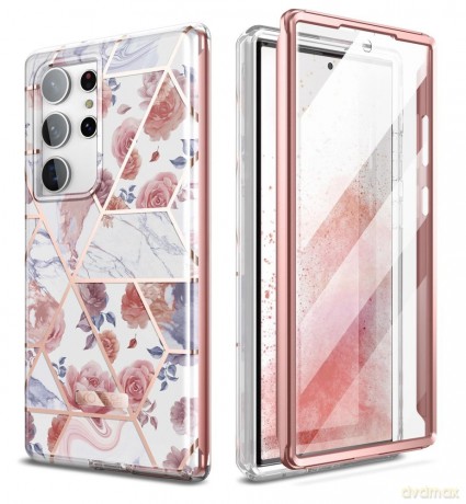 Etui Tech-Protect Velar na Samsung Galaxy S23 Ultra - różowe
