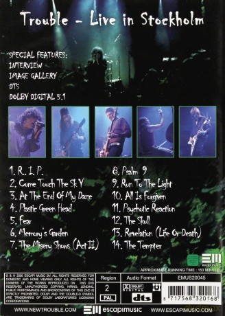 Trouble - Live In Stockholm [DVD]