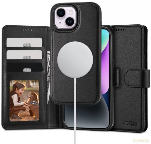 Etui Tech-Protect Wallet MagSafe na iPhone 14 - czarne