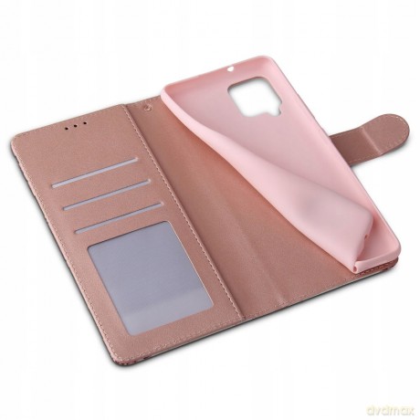 Etui Tech-Protect Wallet na iPhone 11 - różowo-białe